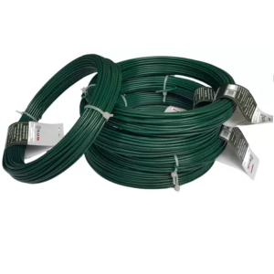 Arame galvanizado (200g) PVC verde 14 BWG (2,10-2,80mm)  c/5un