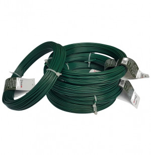 Arame Galvanizado (200g) PVC verde 18 Bwg (1,24-1,90mm) c/5un